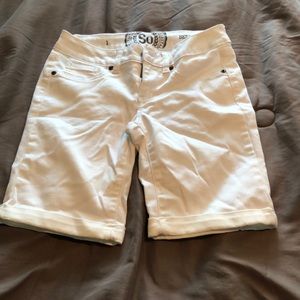 White shorts